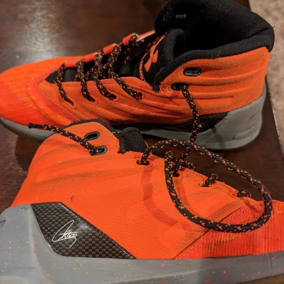 Under Armour Shoes Curry Bolt Orange Poshmark